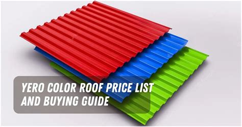 yero roof price philippines